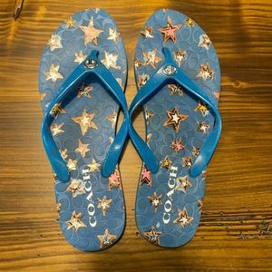 Coach flip flops